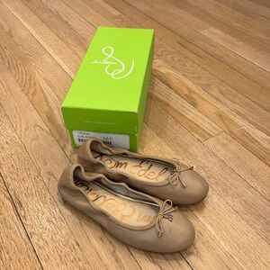 Sam Edelman Felicia ballet flat size 5.5 tan leather